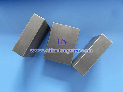 Tungsten alloy block foto