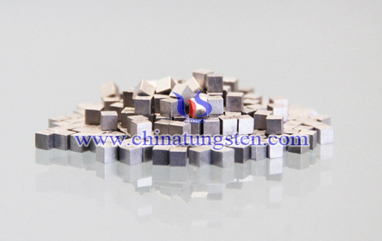 military tungsten alloy cube picture